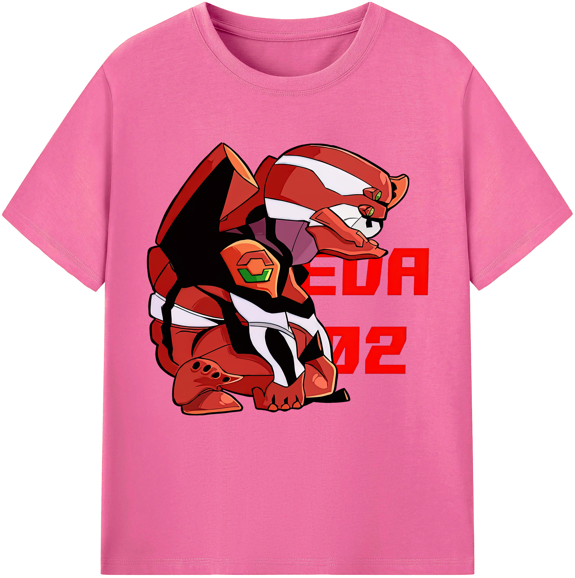 （画像用） EVA 新世紀エヴァンゲリオン レディースカジュアルプリントTシャツ（綿100％）